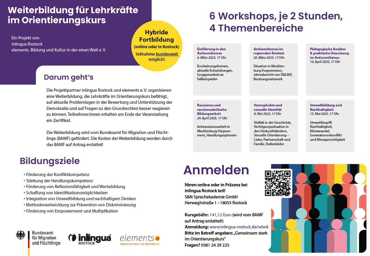 Flyer zum Orientierungskurs