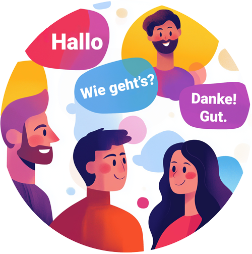 Englisch und andere Sprachen lernen-Grafik
